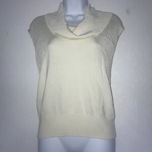 Jones New York Sleeveless Cowl Neck Sweater L